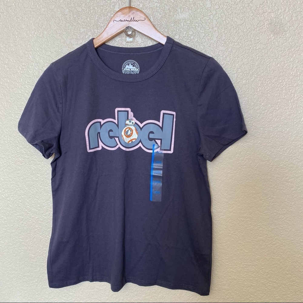 Star Wars rebel bb8 NWT T-shirt grey‎ galaxy’s edge